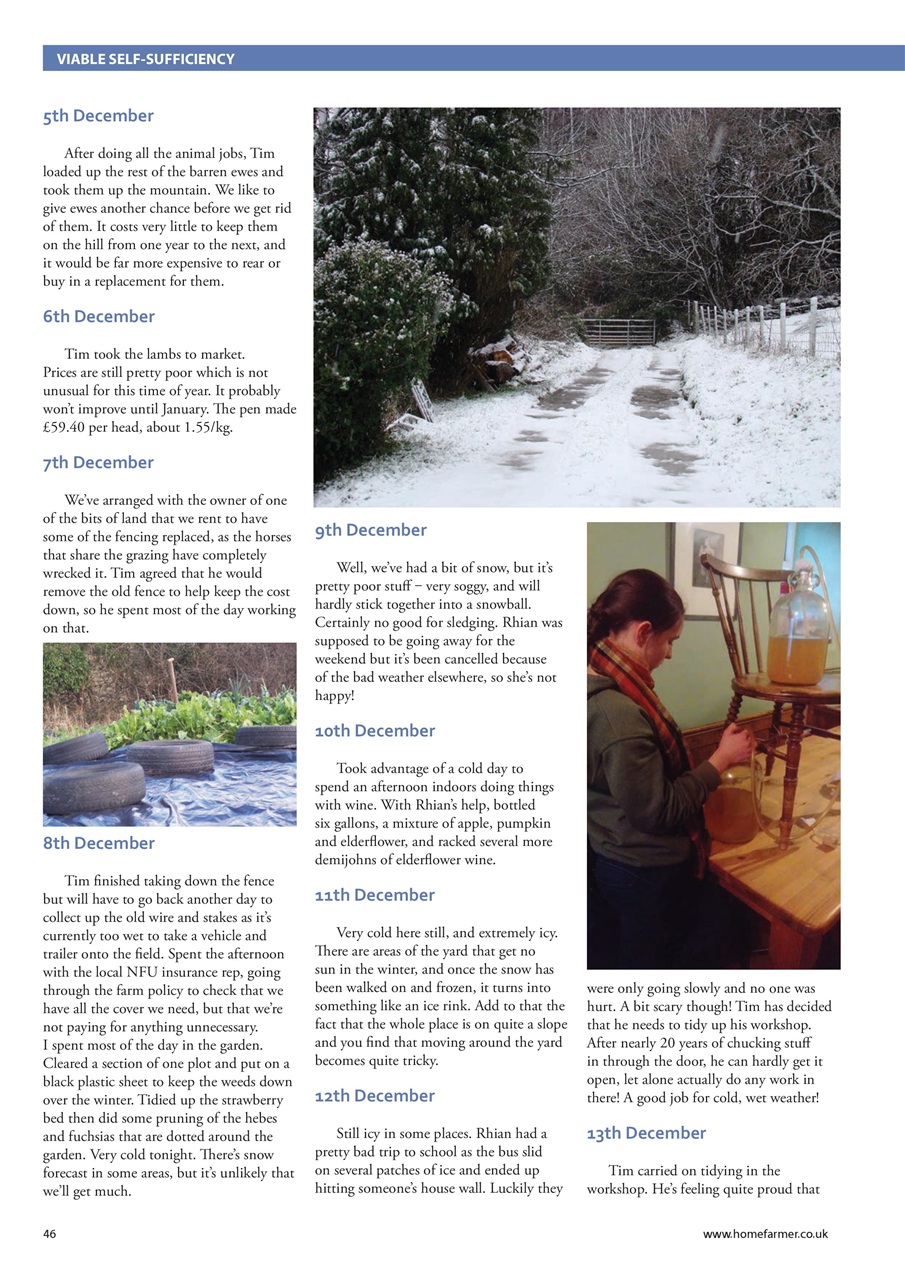 Home Farmer Magazine Preview Pages