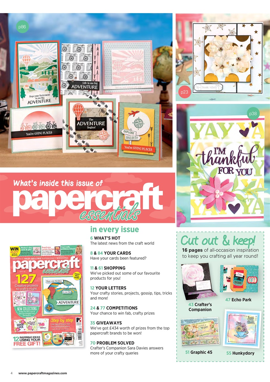 Papercraft Essentials Preview Pages