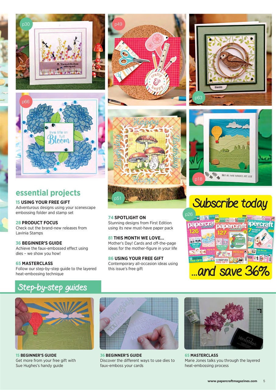 Papercraft Essentials Preview Pages