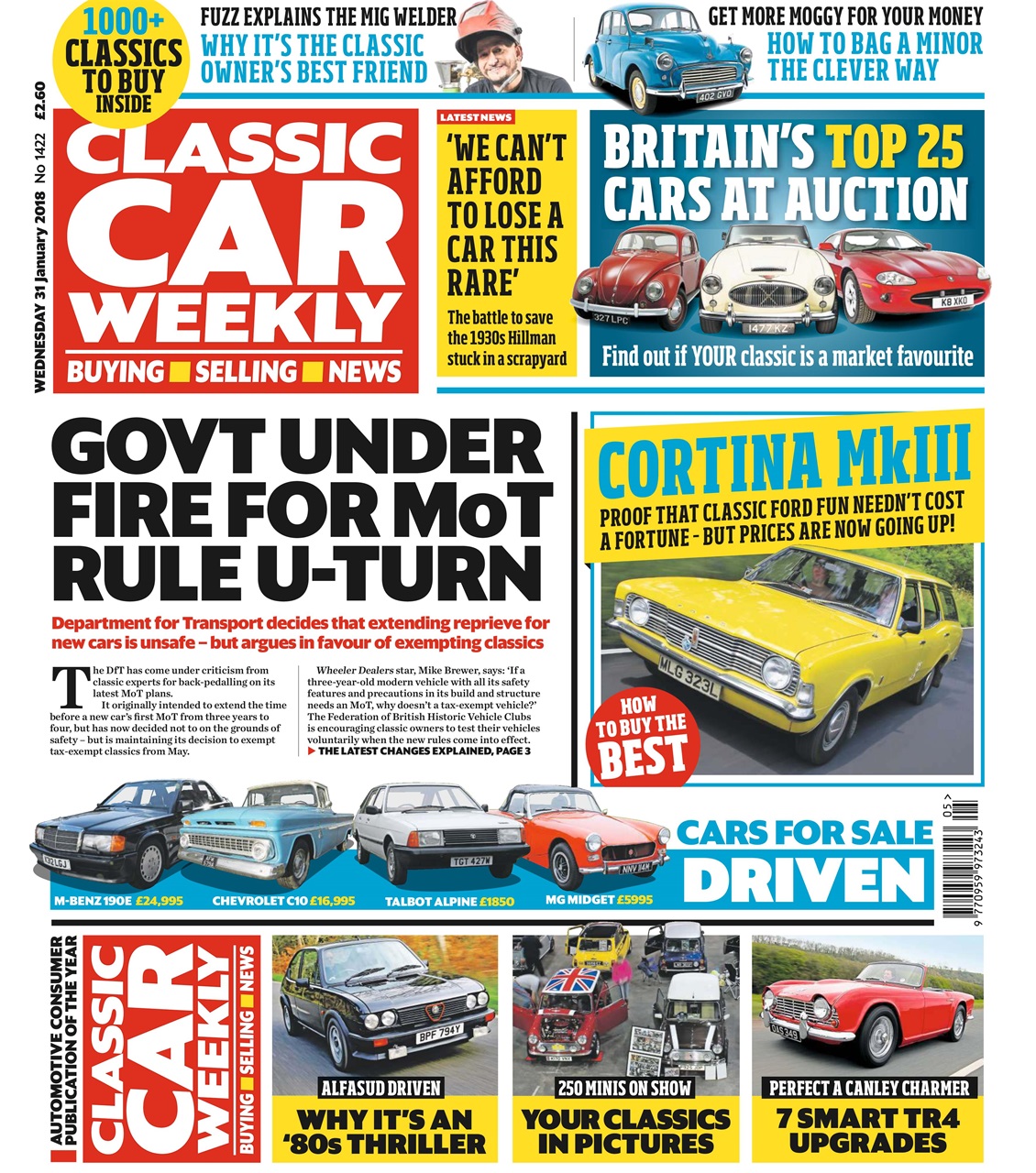 Classic Car Weekly Preview Pages