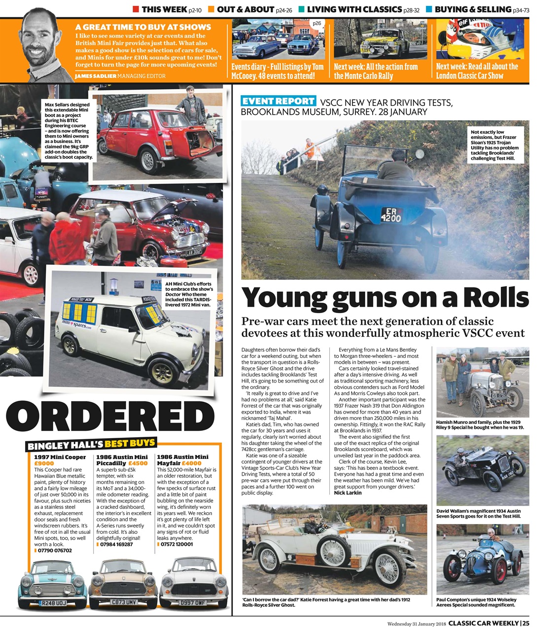 Classic Car Weekly Preview Pages