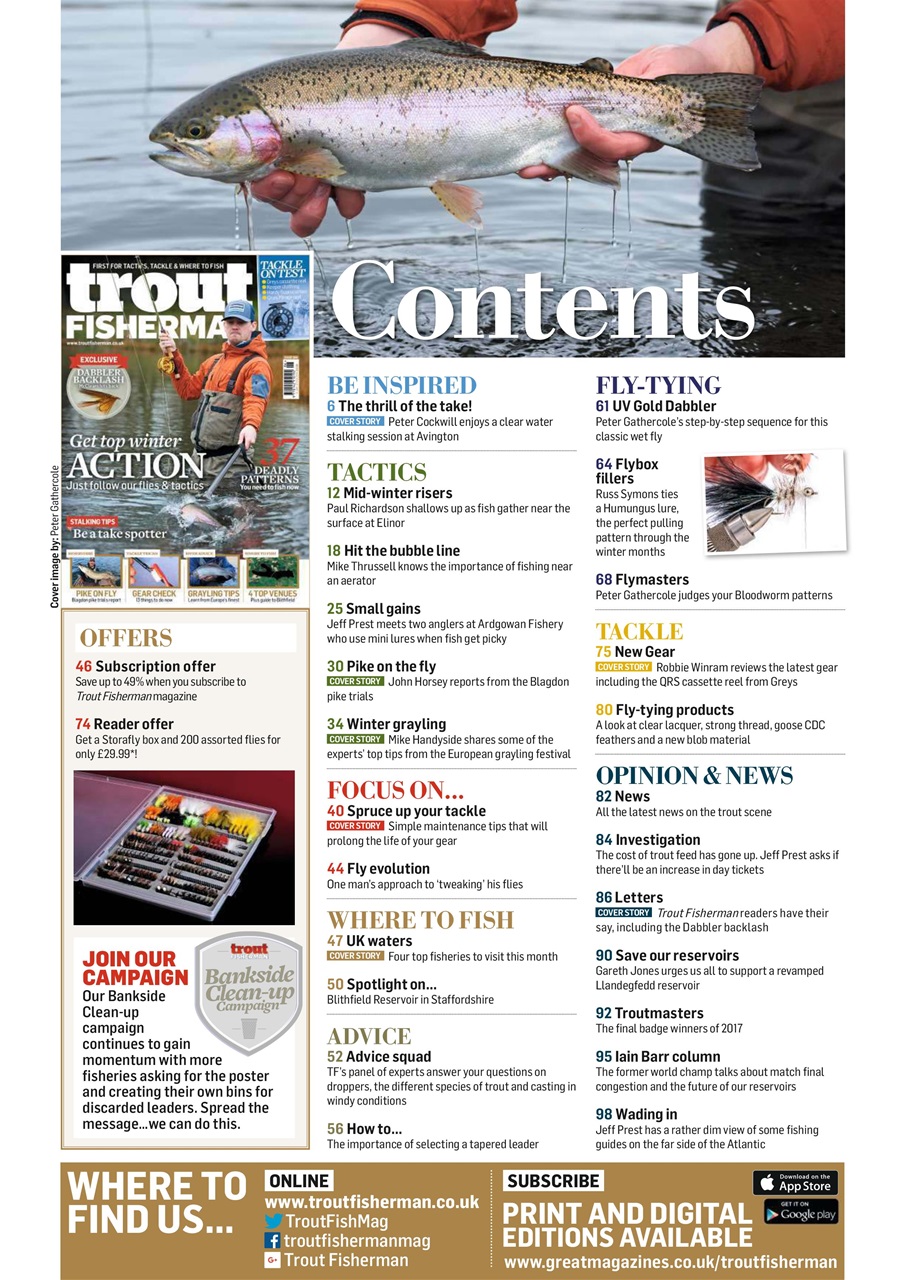 Trout Fisherman Preview Pages