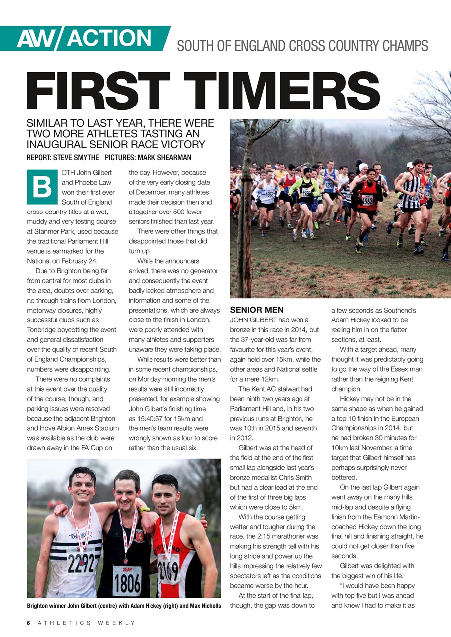 AW – Athletics Weekly Magazine Preview Pages
