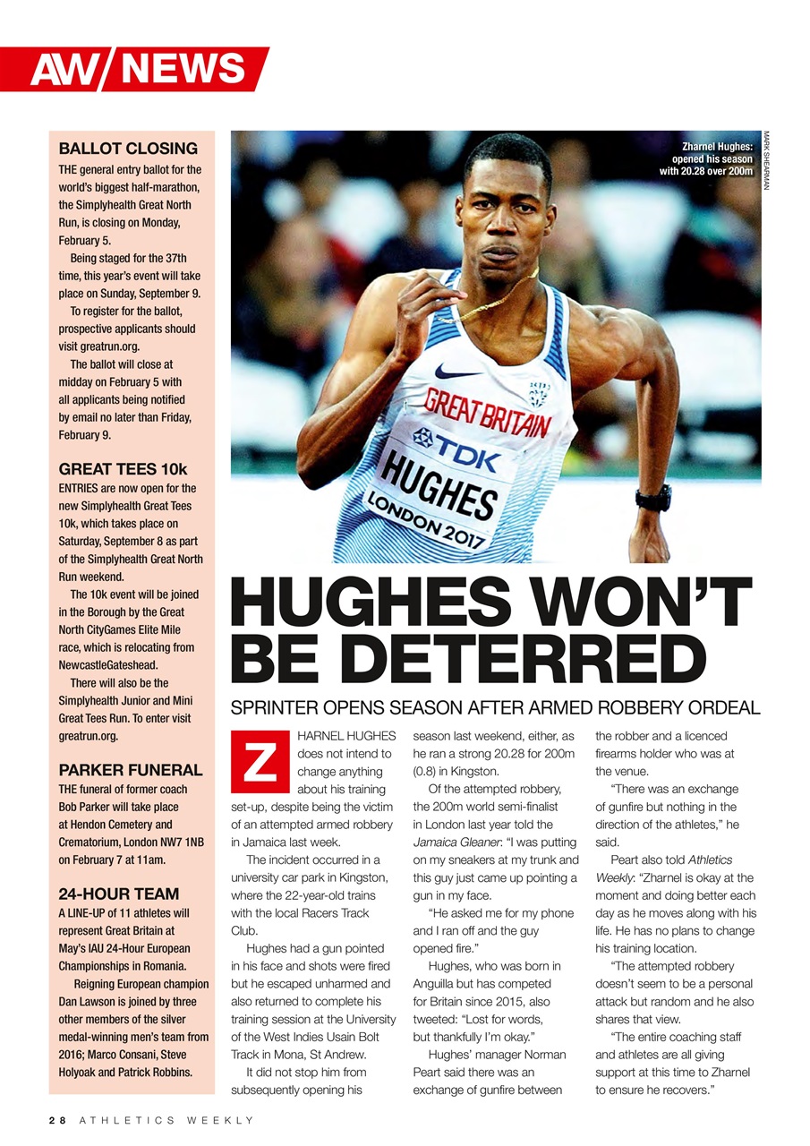 AW – Athletics Weekly Magazine Preview Pages