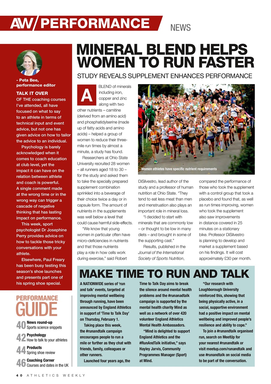 AW – Athletics Weekly Magazine Preview Pages