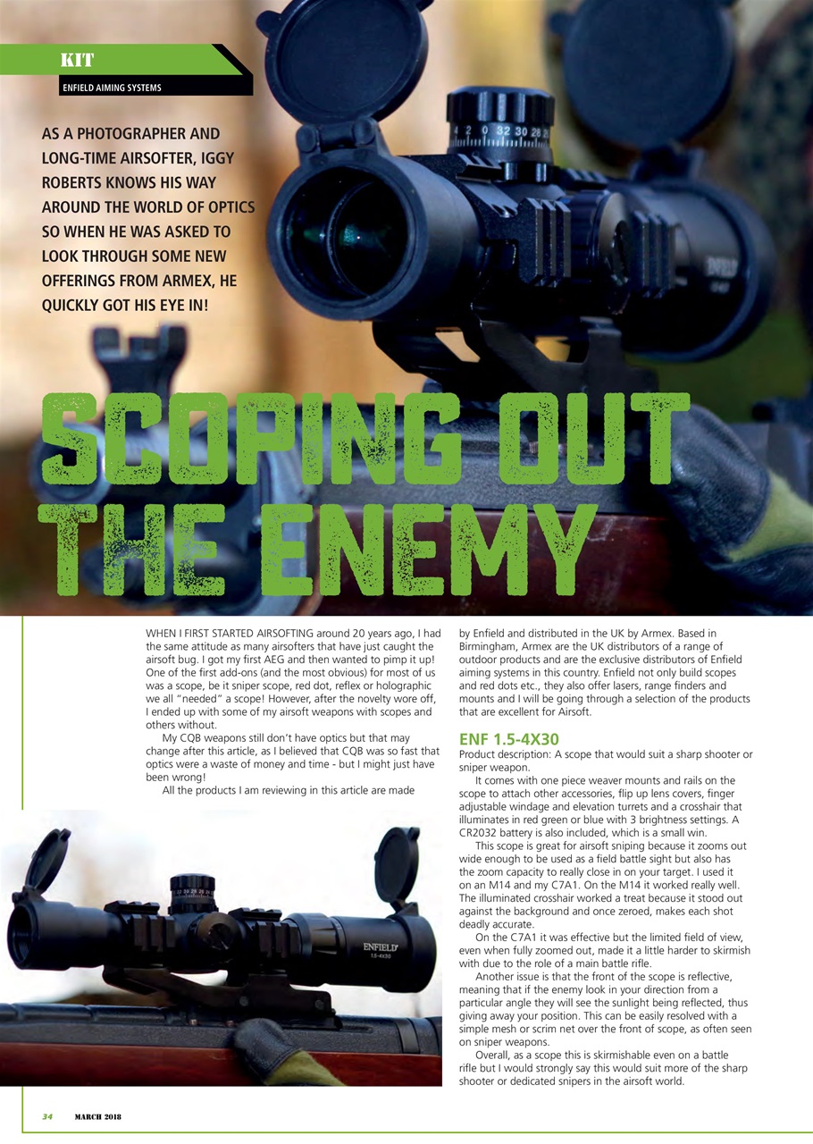 Airsoft Action Preview Pages