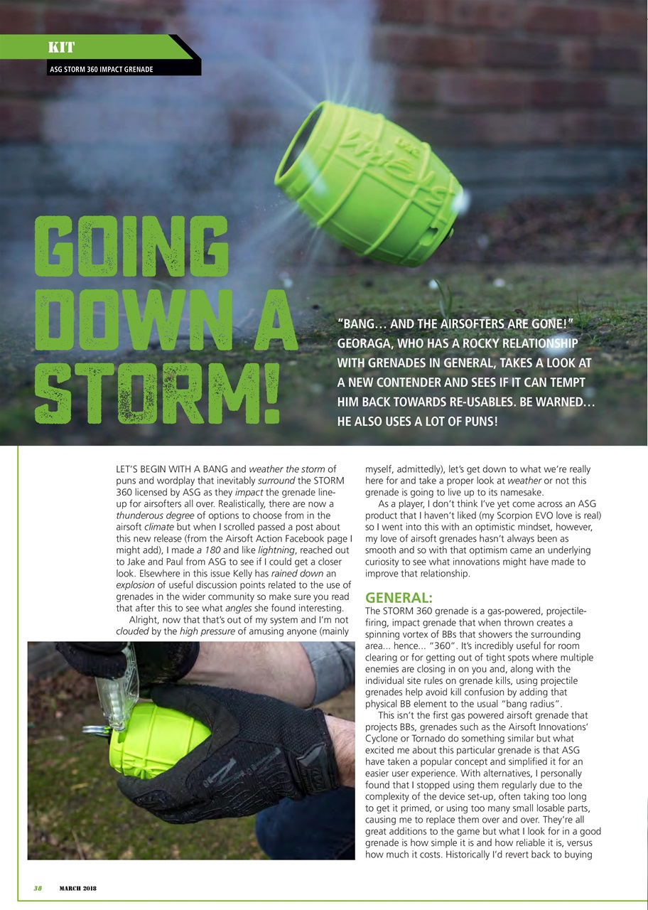 Airsoft Action Preview Pages