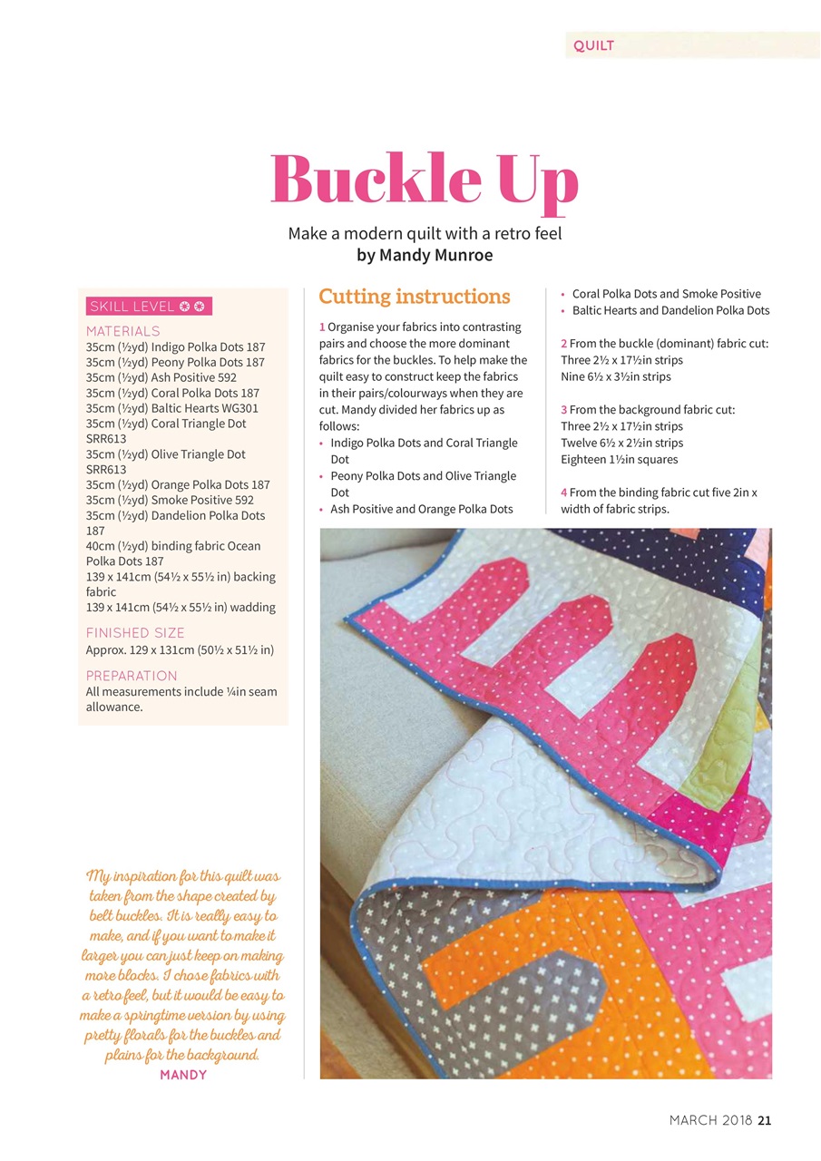 Popular Patchwork Magazine Preview Pages