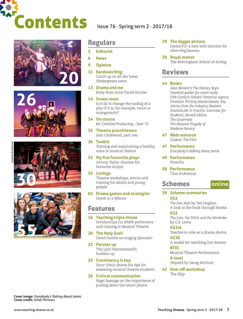 Drama and Theatre Preview Pages