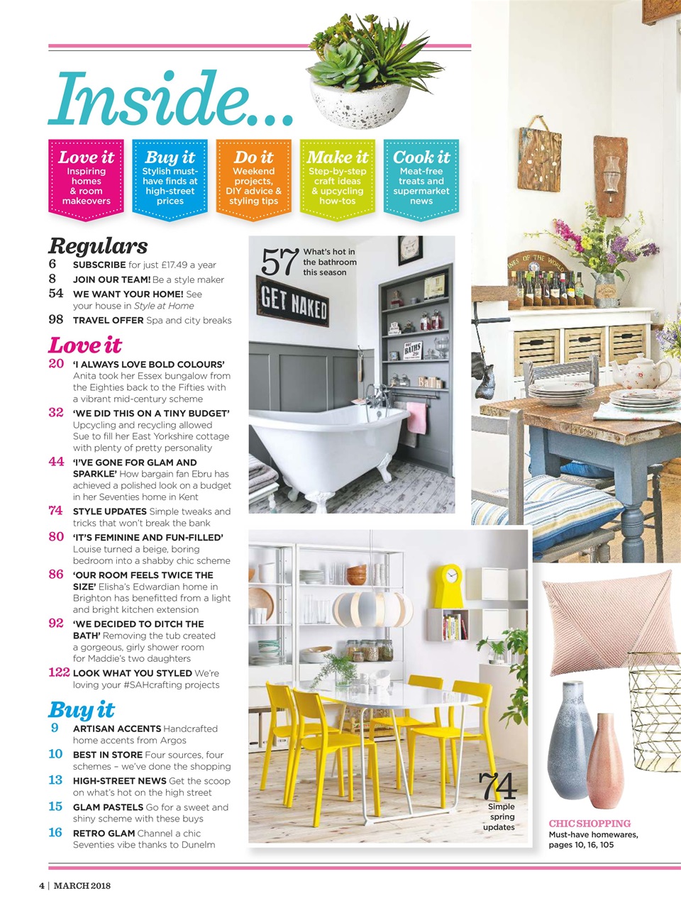 Style at Home Preview Pages