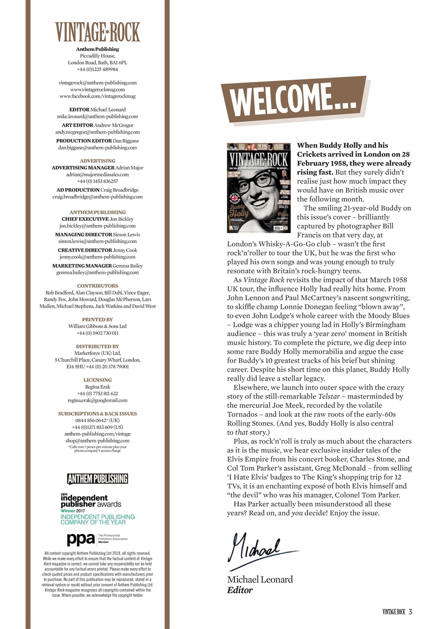 Vintage Rock Preview Pages