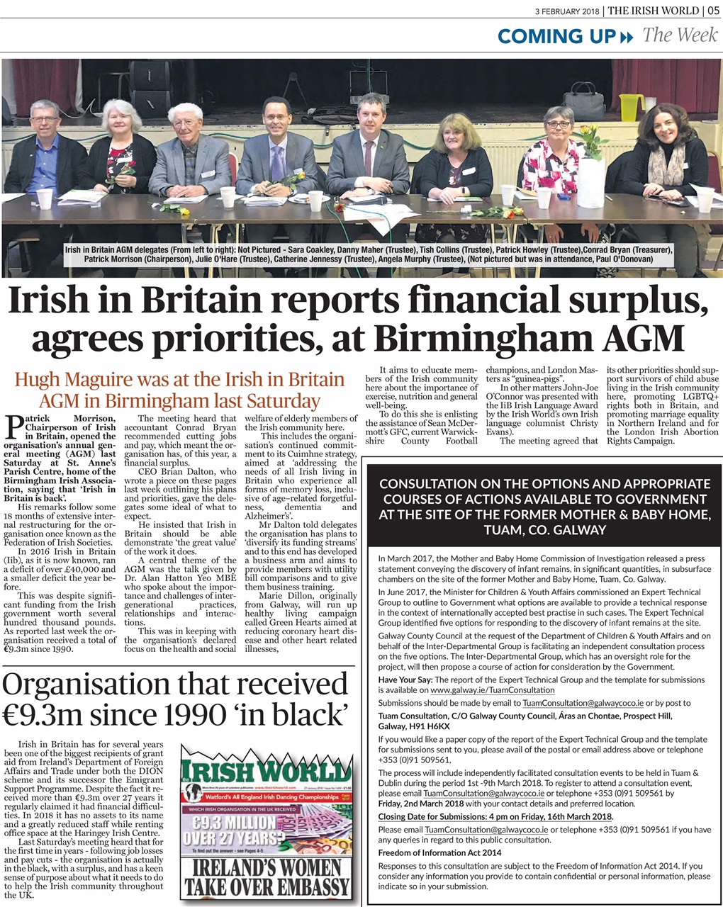 Irish World Preview Pages