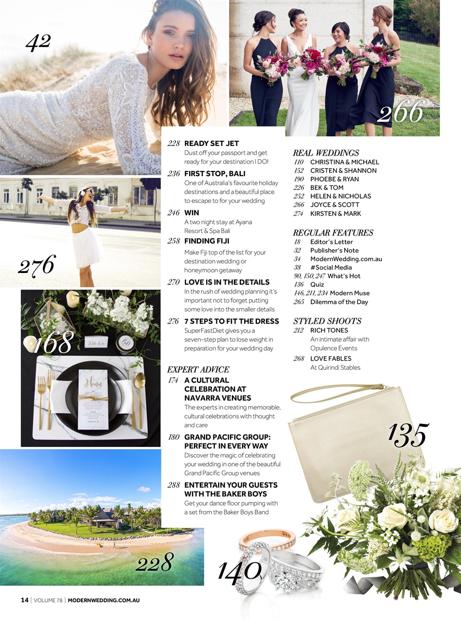 Modern Wedding Preview Pages