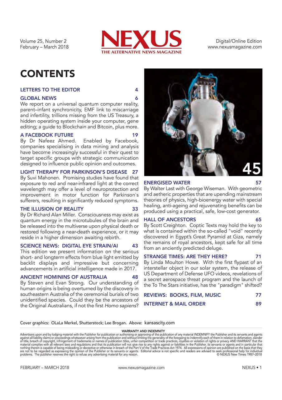 Nexus Magazine Preview Pages