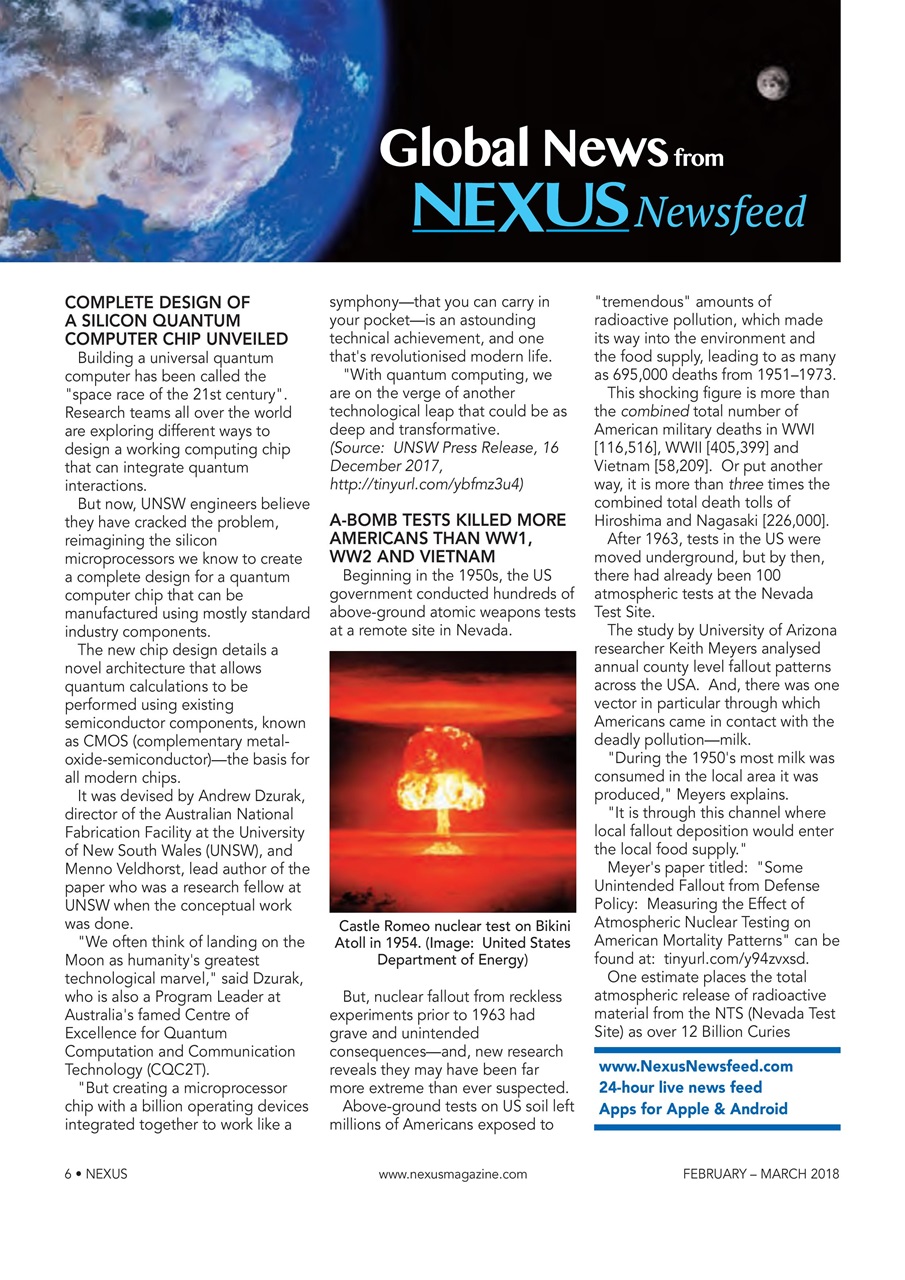 Nexus Magazine Preview Pages