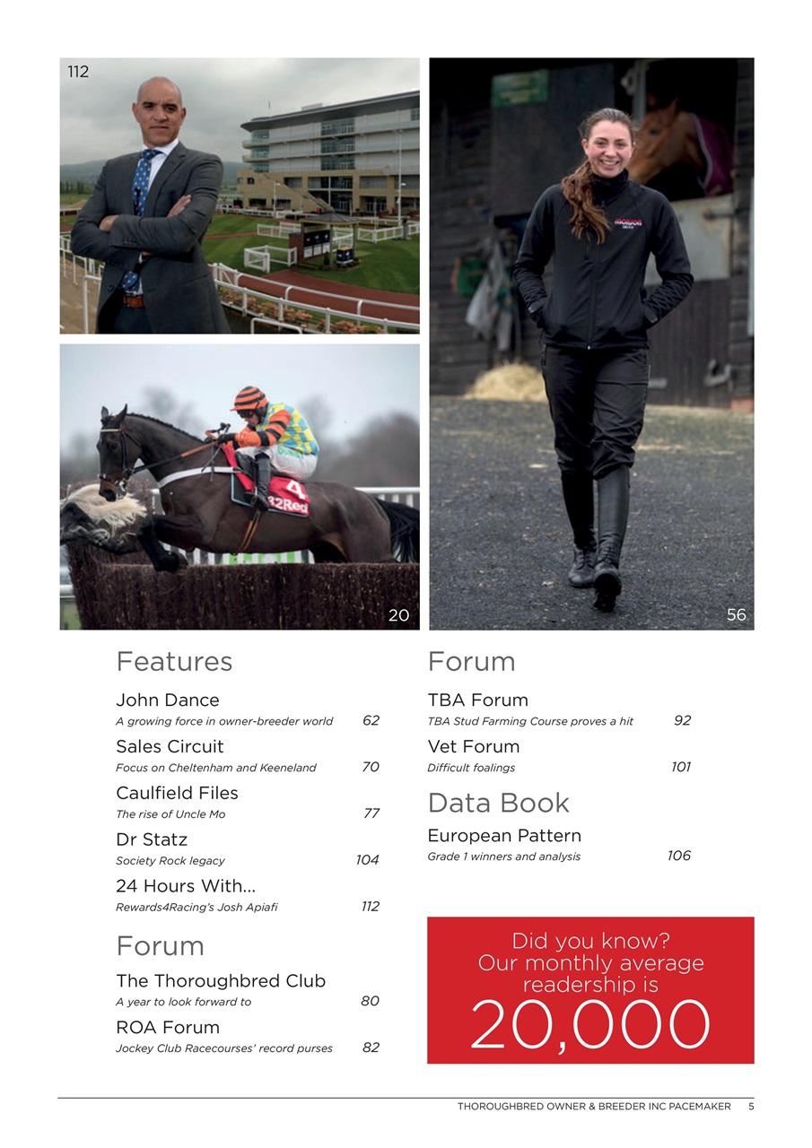 The Owner Breeder Preview Pages