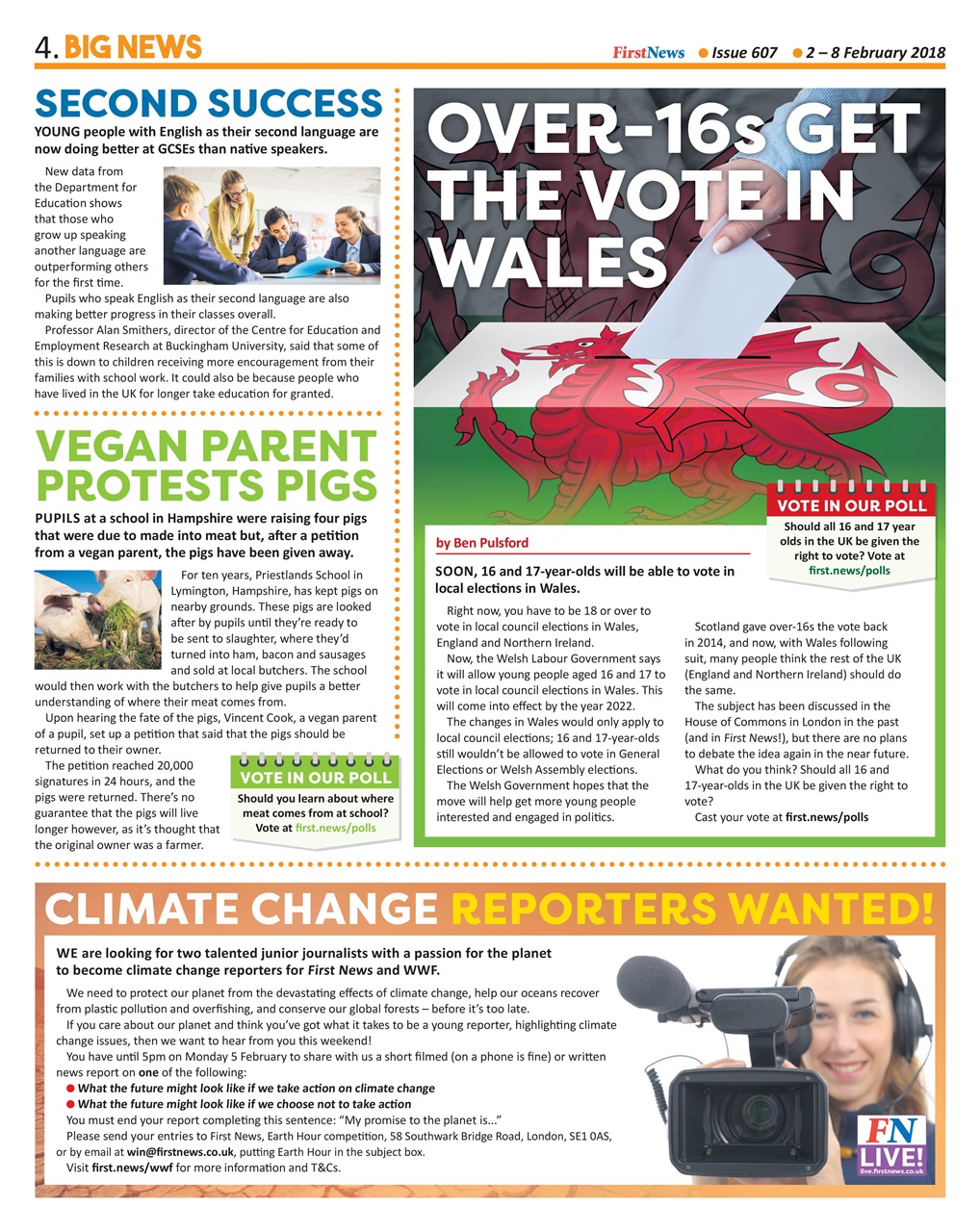 First News Preview Pages