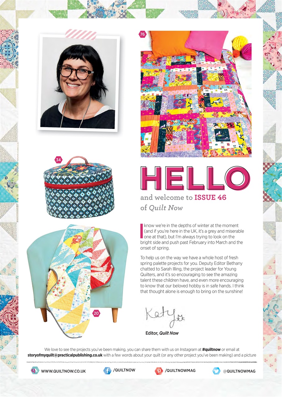 Quilt Now Preview Pages