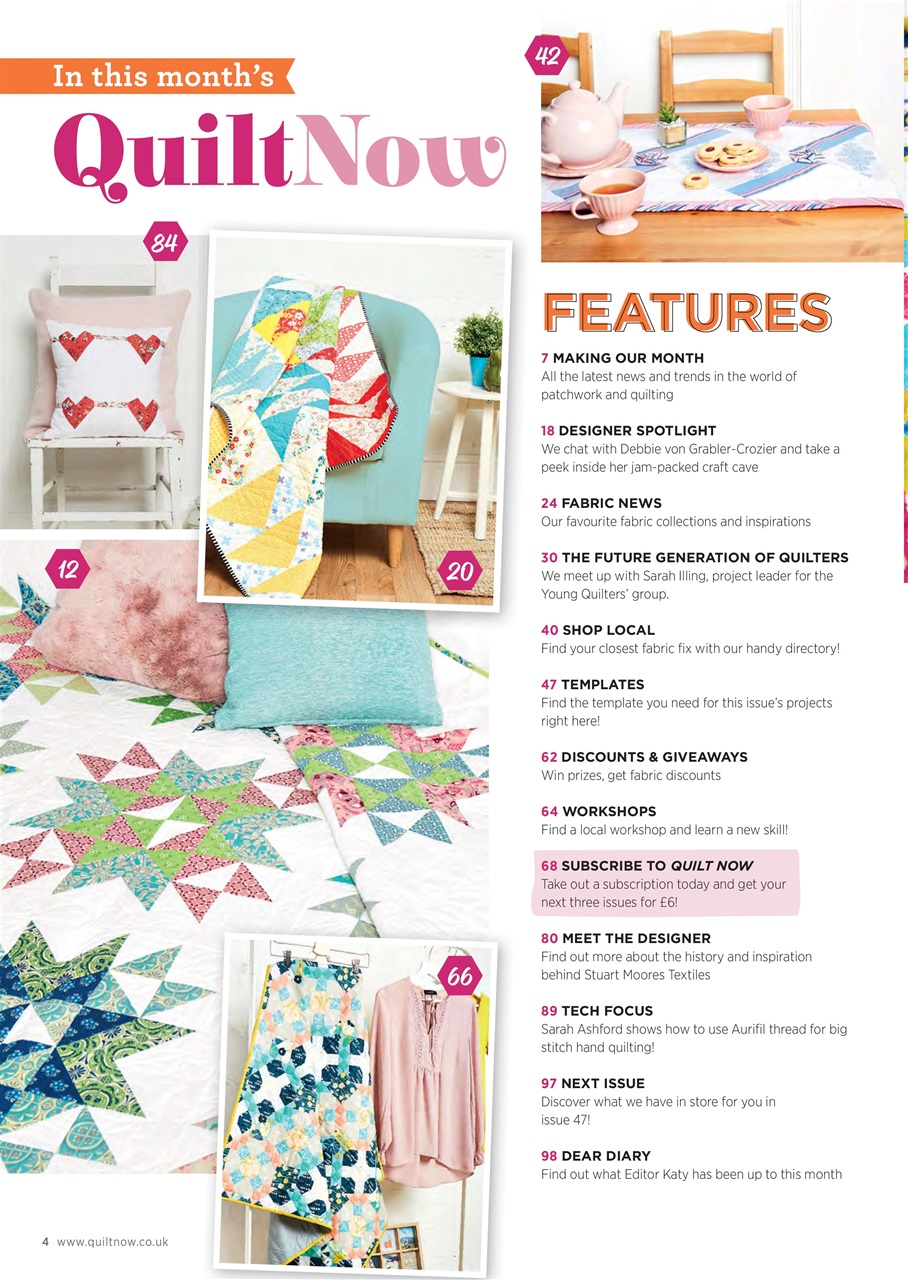 Quilt Now Preview Pages
