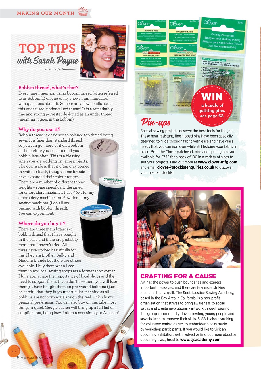 Quilt Now Preview Pages