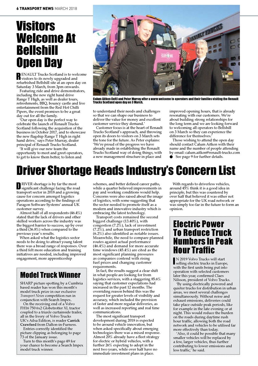 Transport News Preview Pages