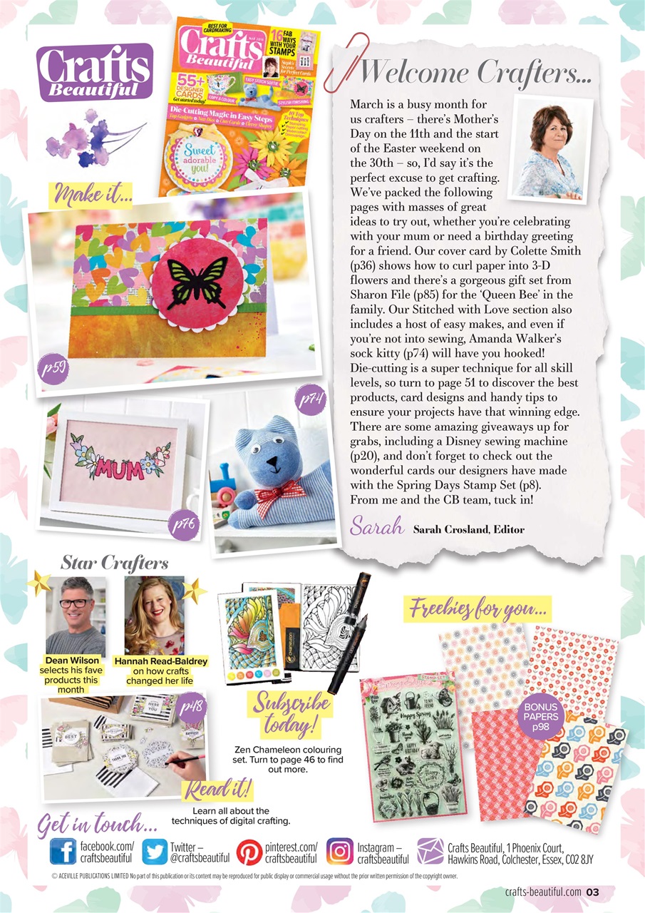 Crafts Beautiful Preview Pages
