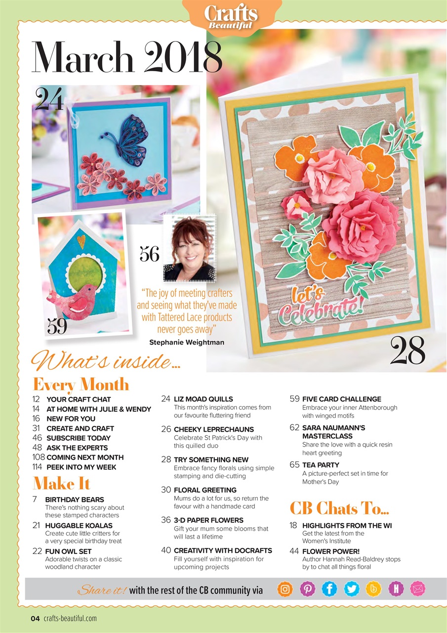 Crafts Beautiful Preview Pages