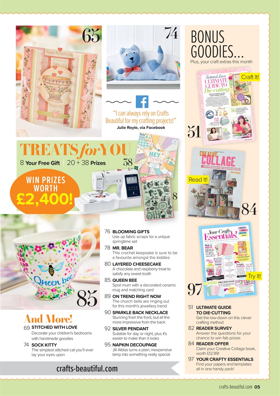 Crafts Beautiful Preview Pages
