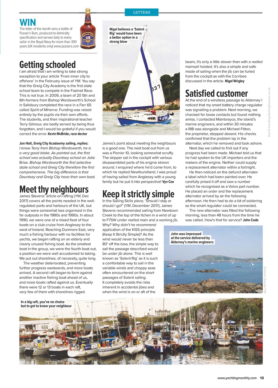 Yachting Monthly Preview Pages