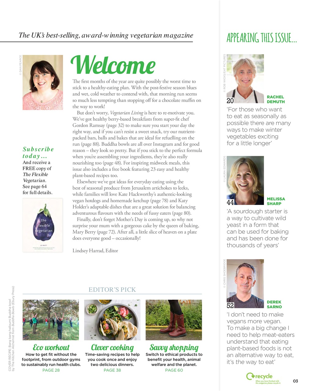 Vegetarian Living Preview Pages