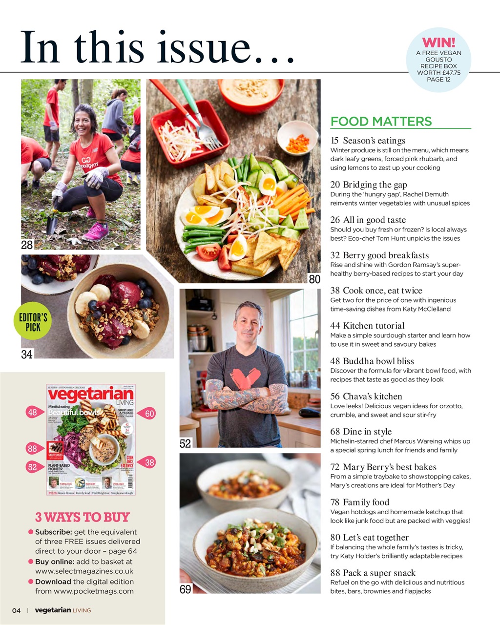 Vegetarian Living Preview Pages