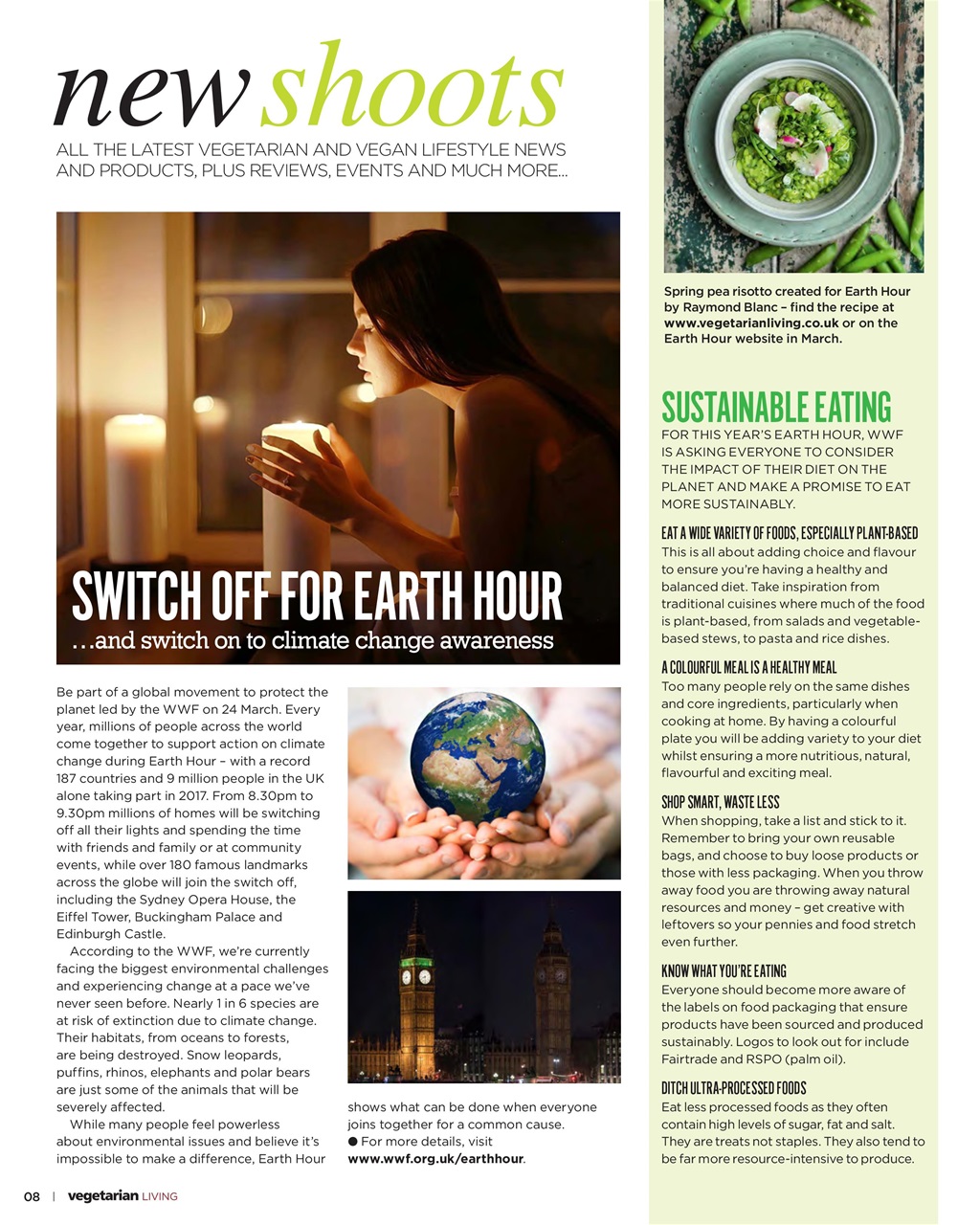 Vegetarian Living Preview Pages