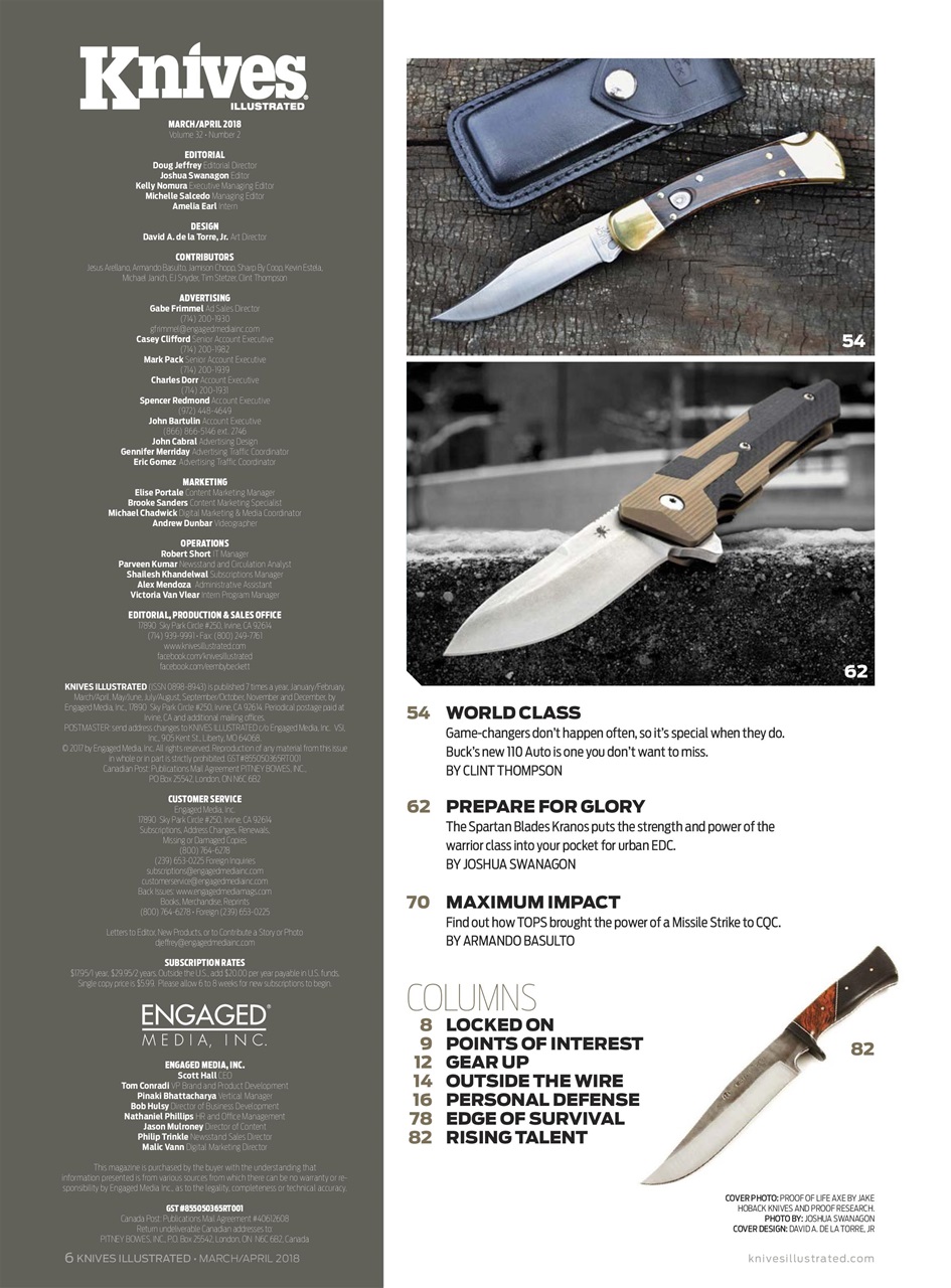 Knives Illustrated Preview Pages