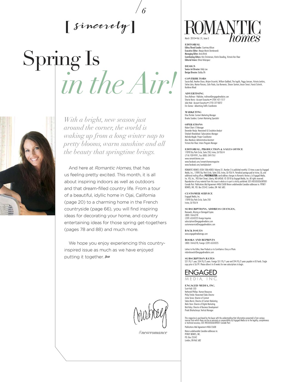 Romantic Homes Preview Pages