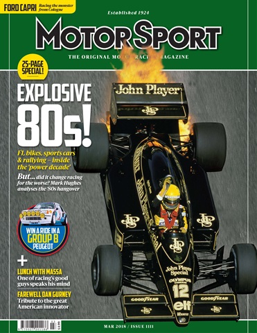 Motor Sport Magazine issue March 2018