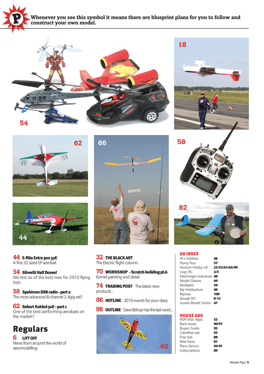 Radio Control Model Flyer Preview Pages