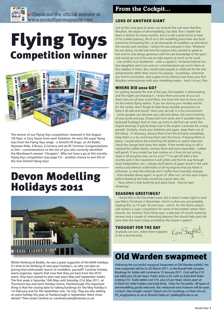 Radio Control Model Flyer Preview Pages