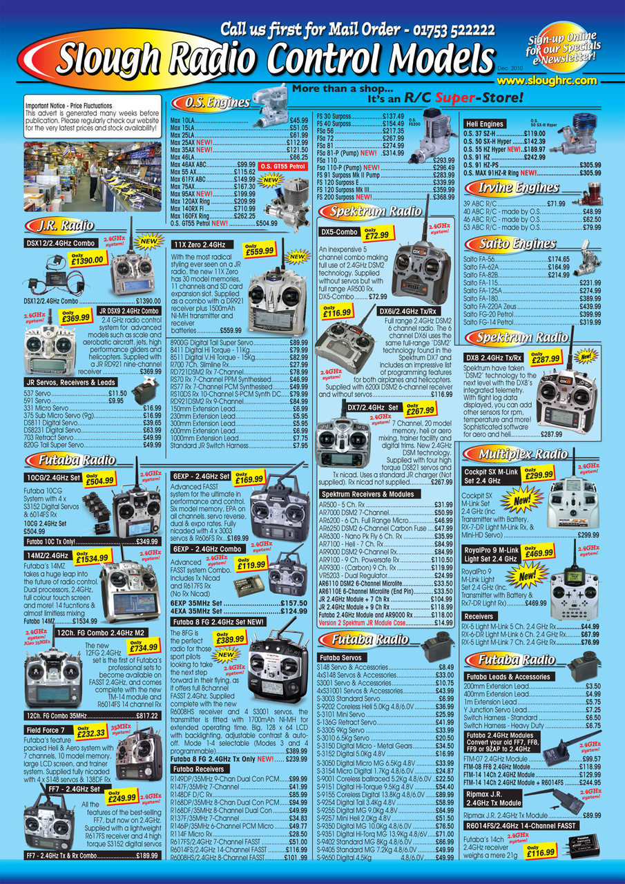 Radio Control Model Flyer Preview Pages