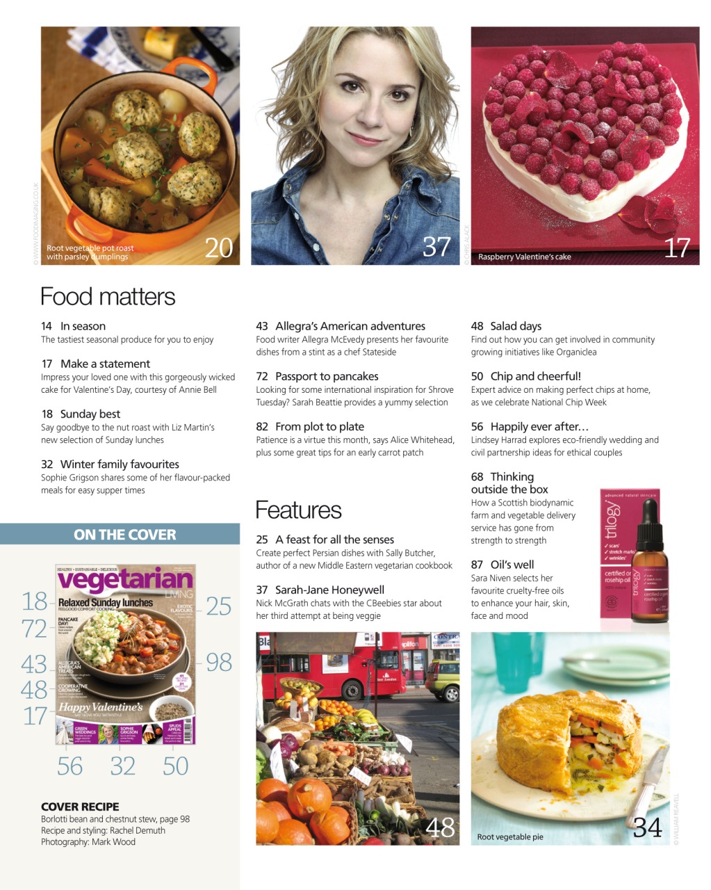 Vegetarian Living Preview Pages