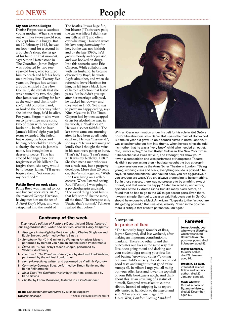 The Week Preview Pages