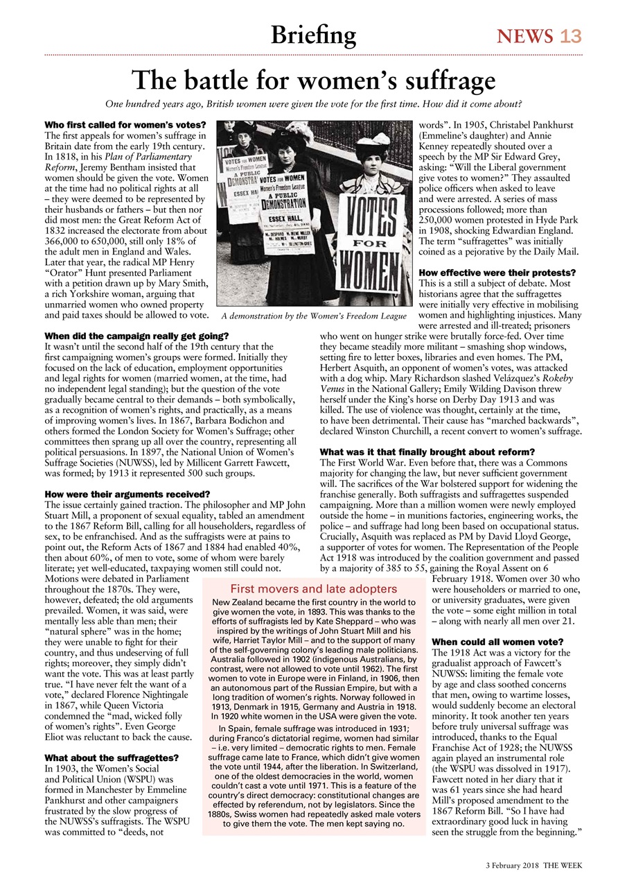 The Week Preview Pages