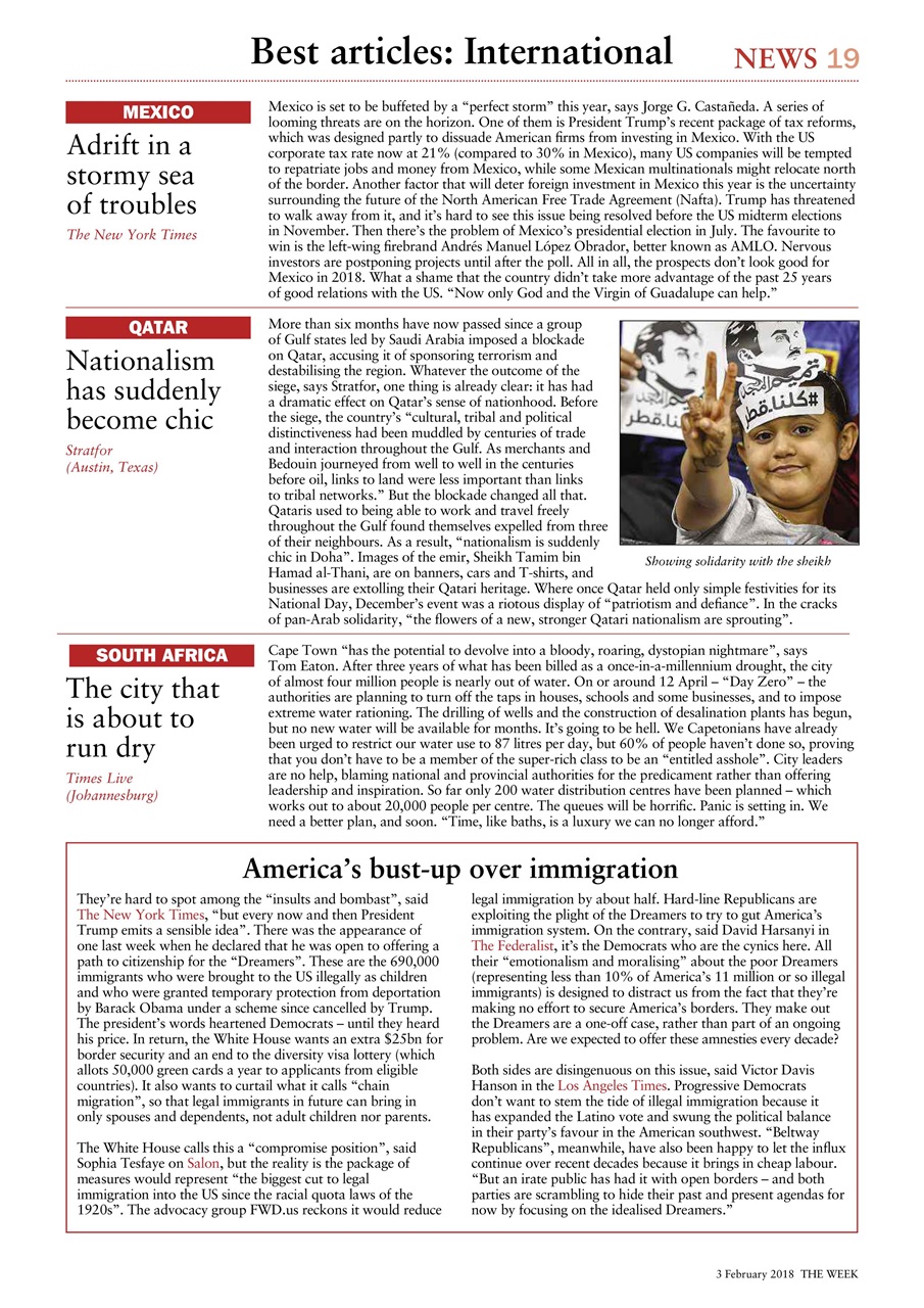 The Week Preview Pages