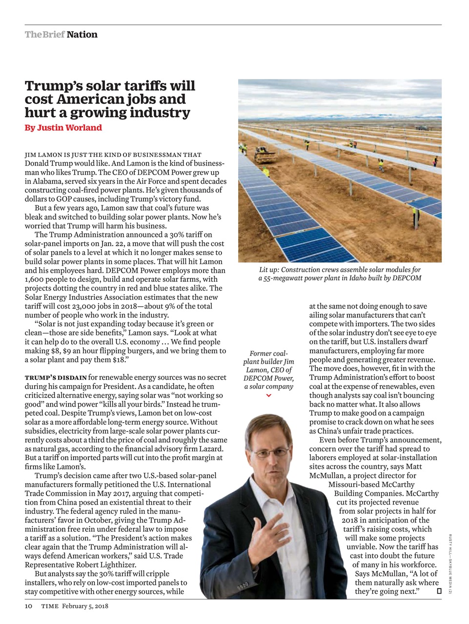 TIME Magazine Europe Preview Pages