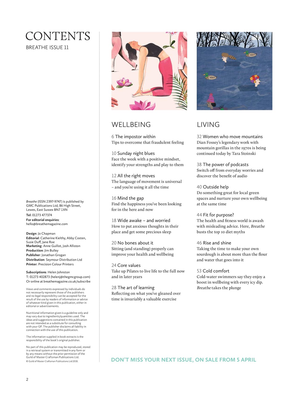 Breathe Preview Pages