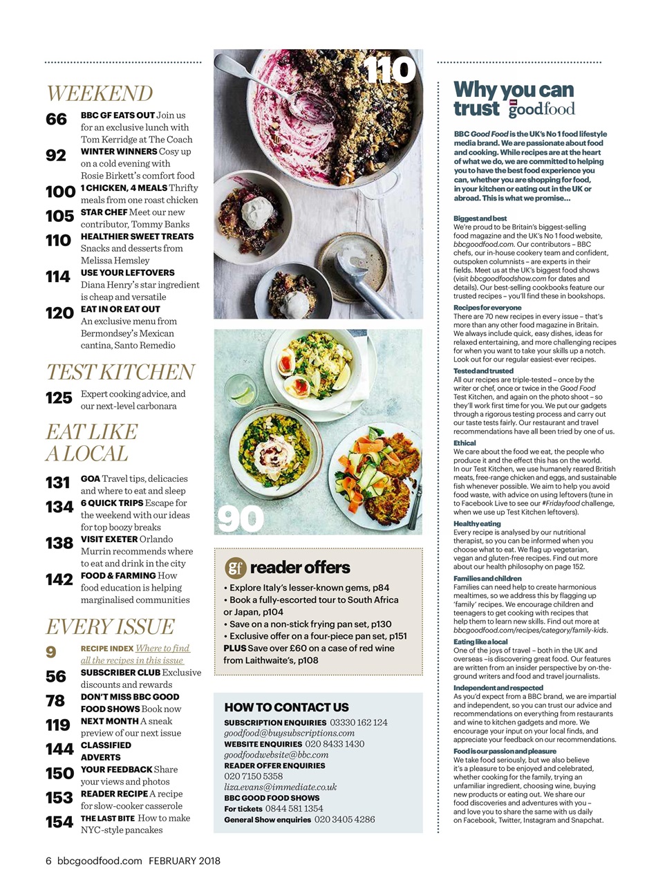 Good Food Magazine Preview Pages