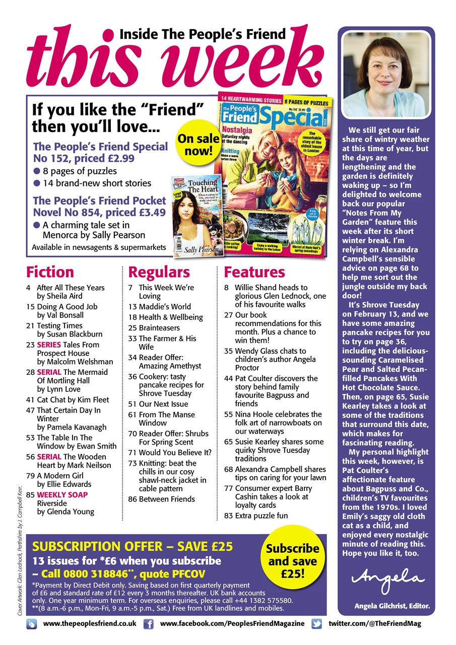 The People’s Friend Preview Pages