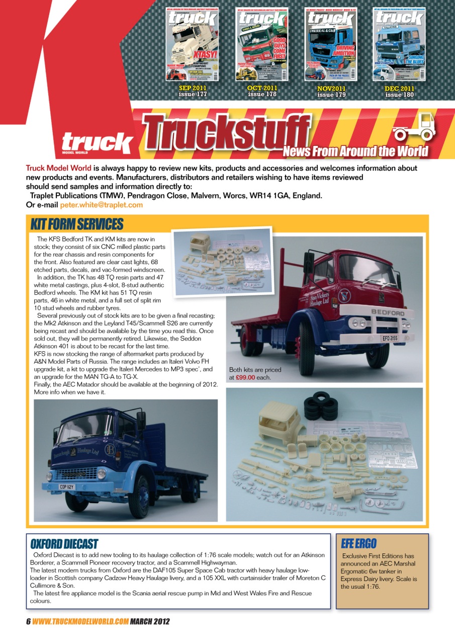 Model Car Truck Motorcycles World Preview Pages
