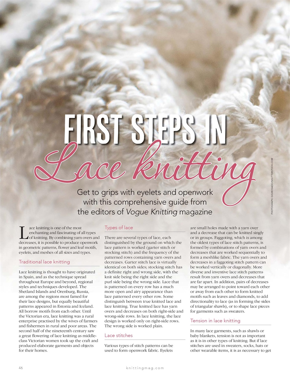 Knitting Preview Pages