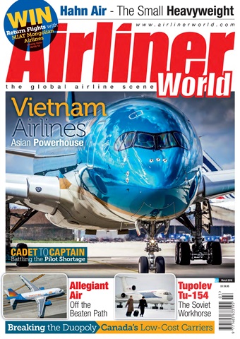 Airliner World issue  March 2018