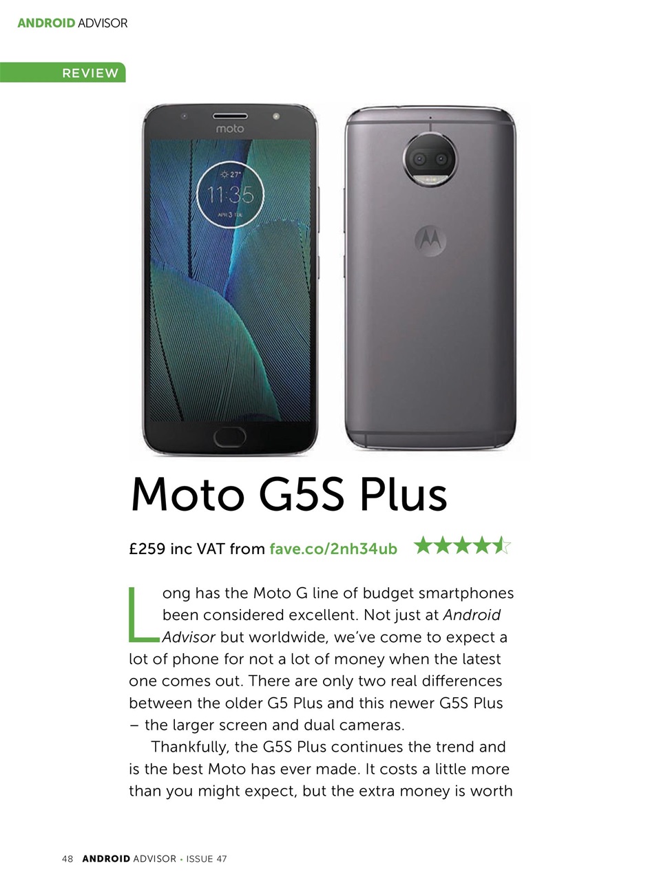 Android Advisor Preview Pages